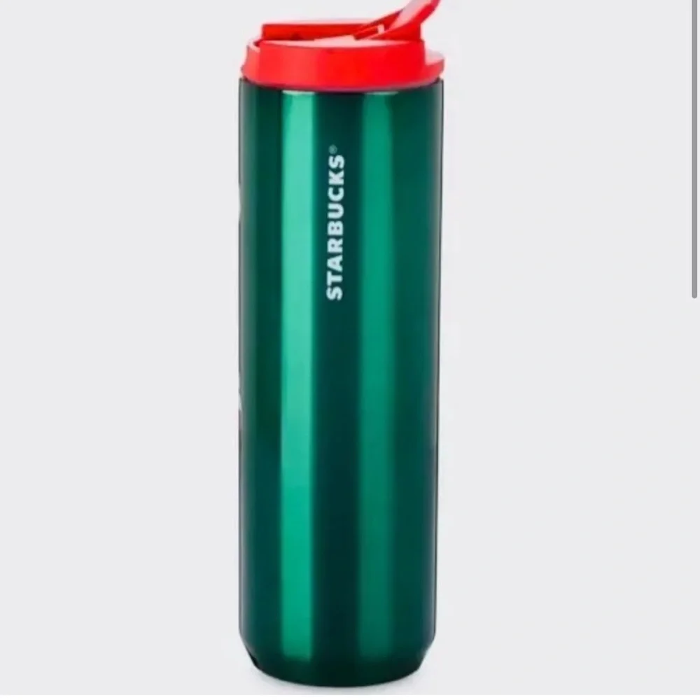 Walt Disney World Starbucks Holiday‎ Mickey Stainless Steel Tumbler.